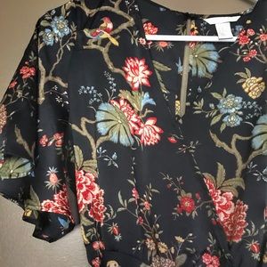 H&M short sleeve jumpsuit